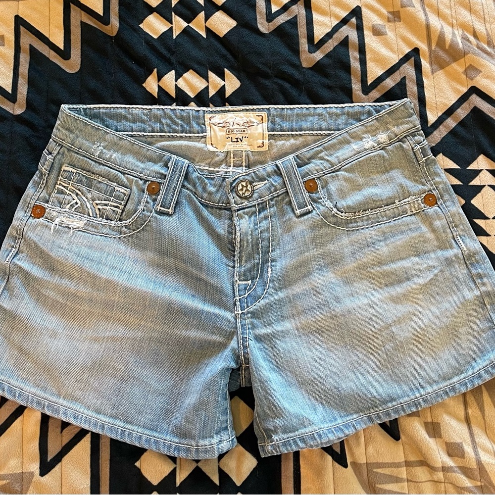 Big Star Light Blue Jean Shorts